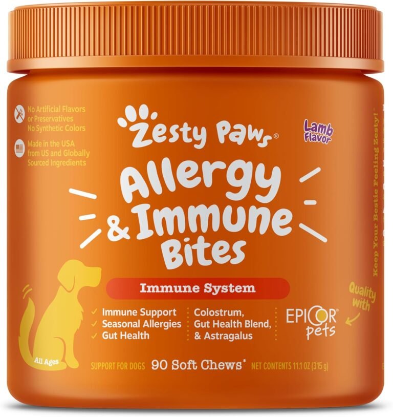 Zesty Paws Dog Allergy Relief Soft Chews 8 allergy rem At Home Guru.com